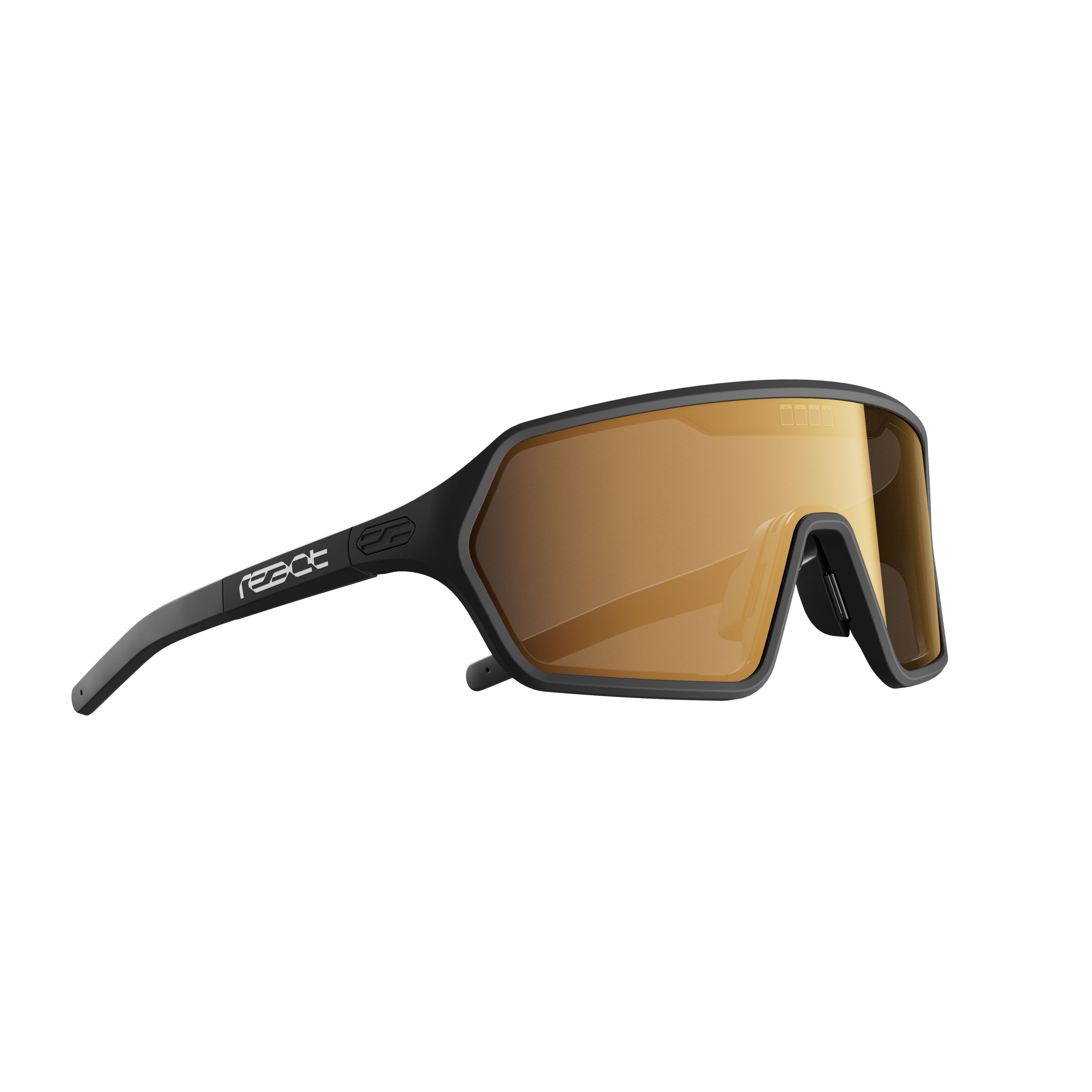 REACT Rev Black Sunglasses