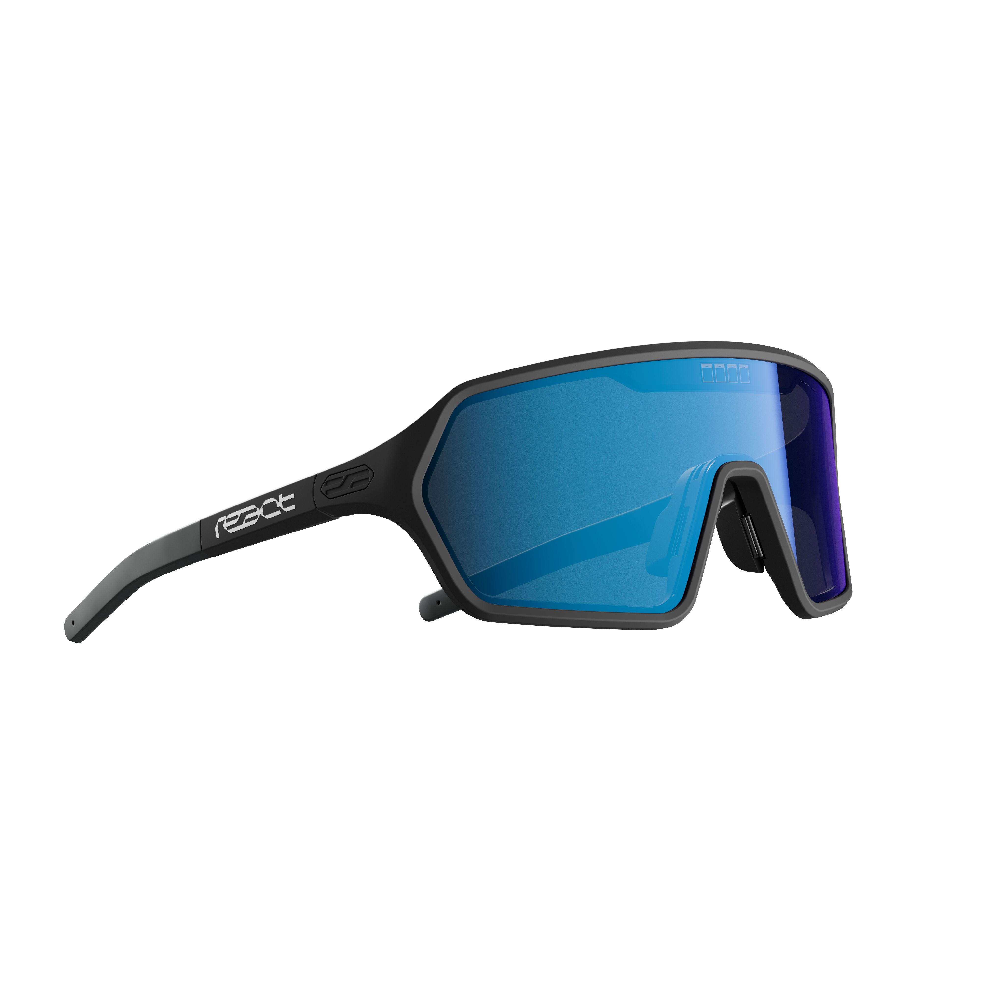REACT Rev Black Sunglasses