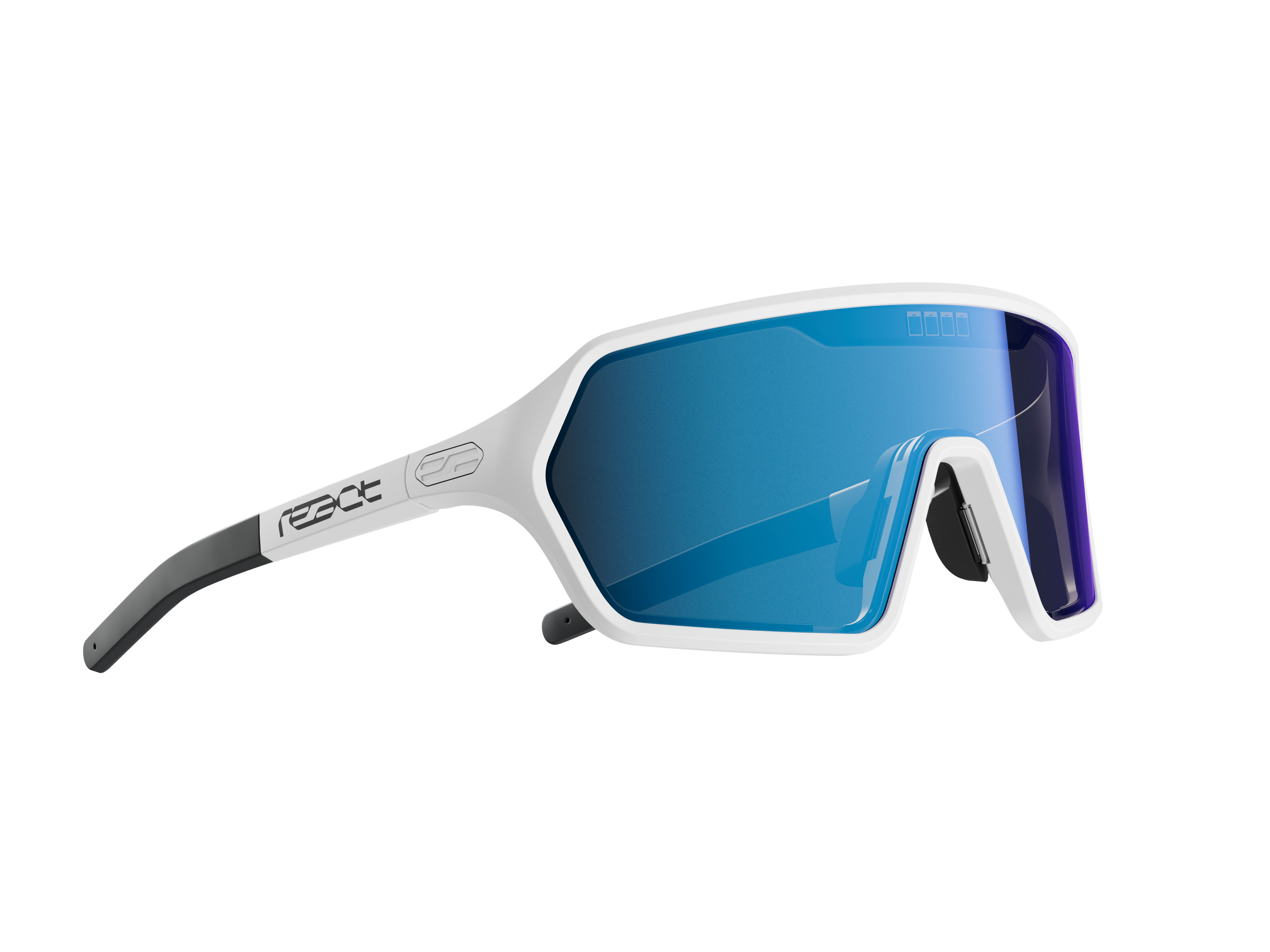 REACT Rev White Sunglasses
