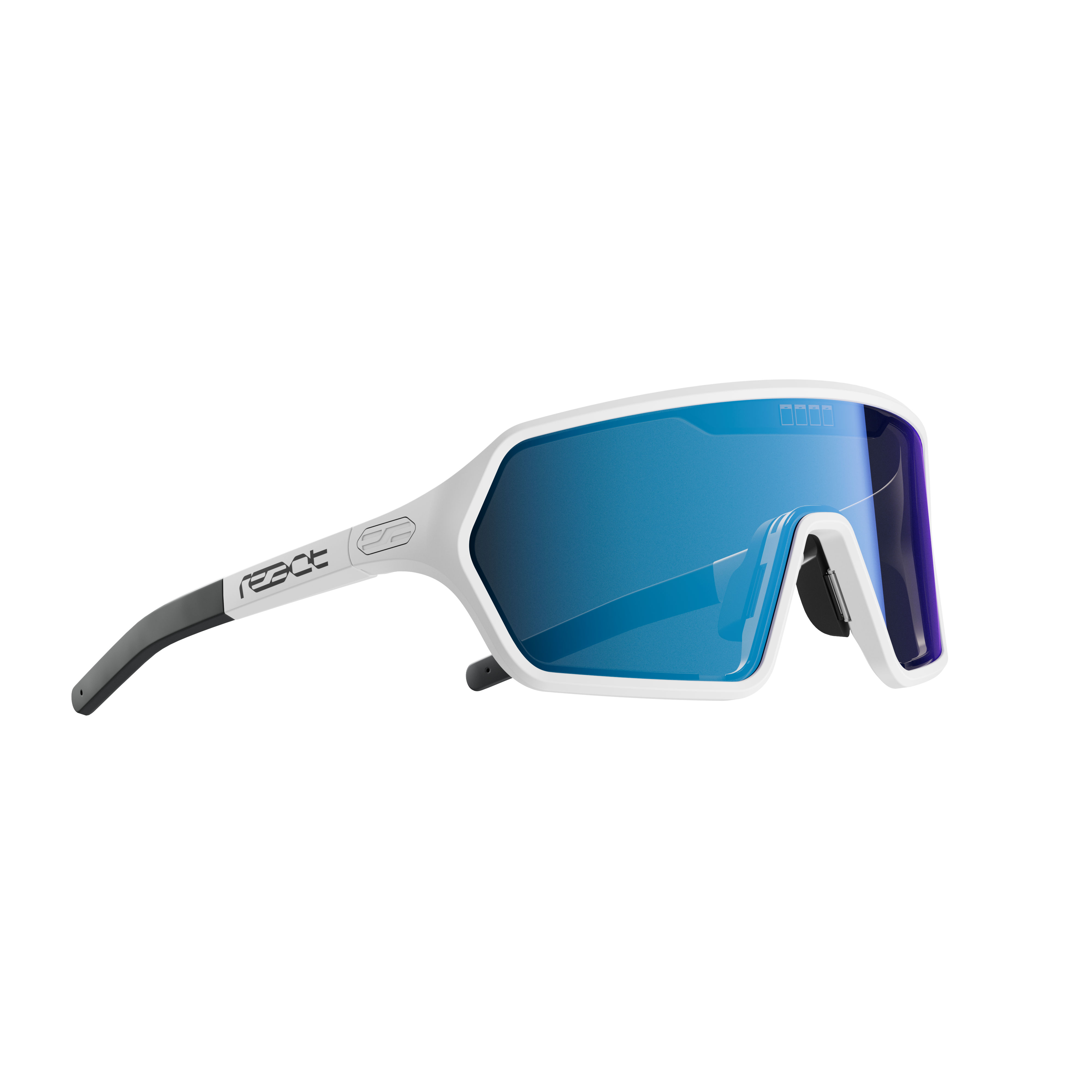REACT Rev White Sunglasses
