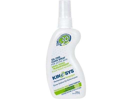 KINeSYS SPF30 Fragrance-Free Spray Sunscreen 120ml