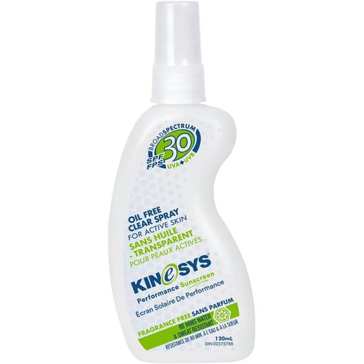 KINeSYS SPF30 Fragrance-Free Spray Sunscreen 120ml