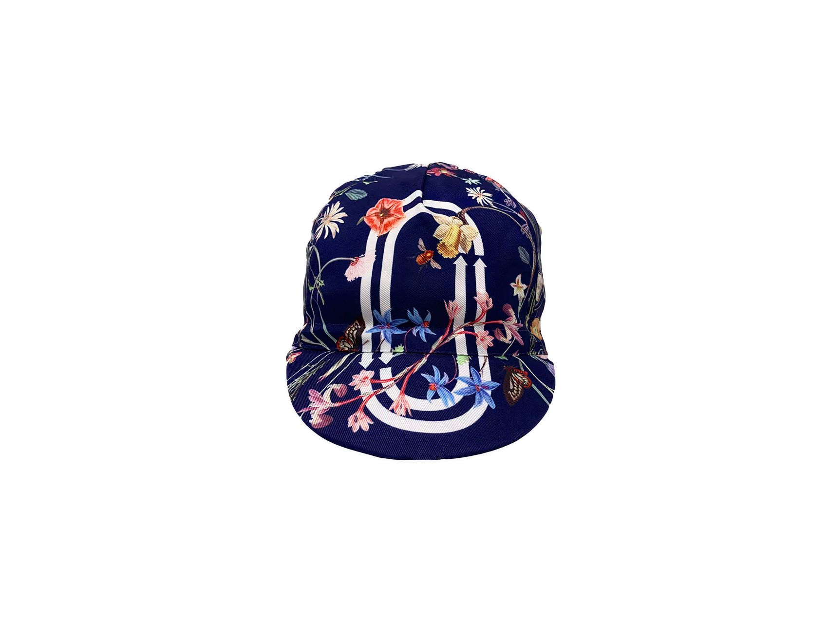 Floral cycling cap with 