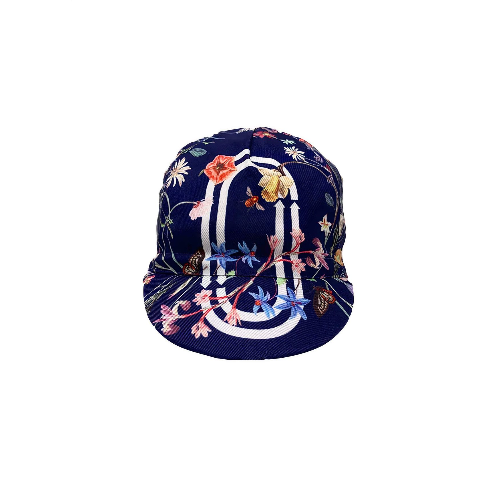 Floral cycling cap with 
