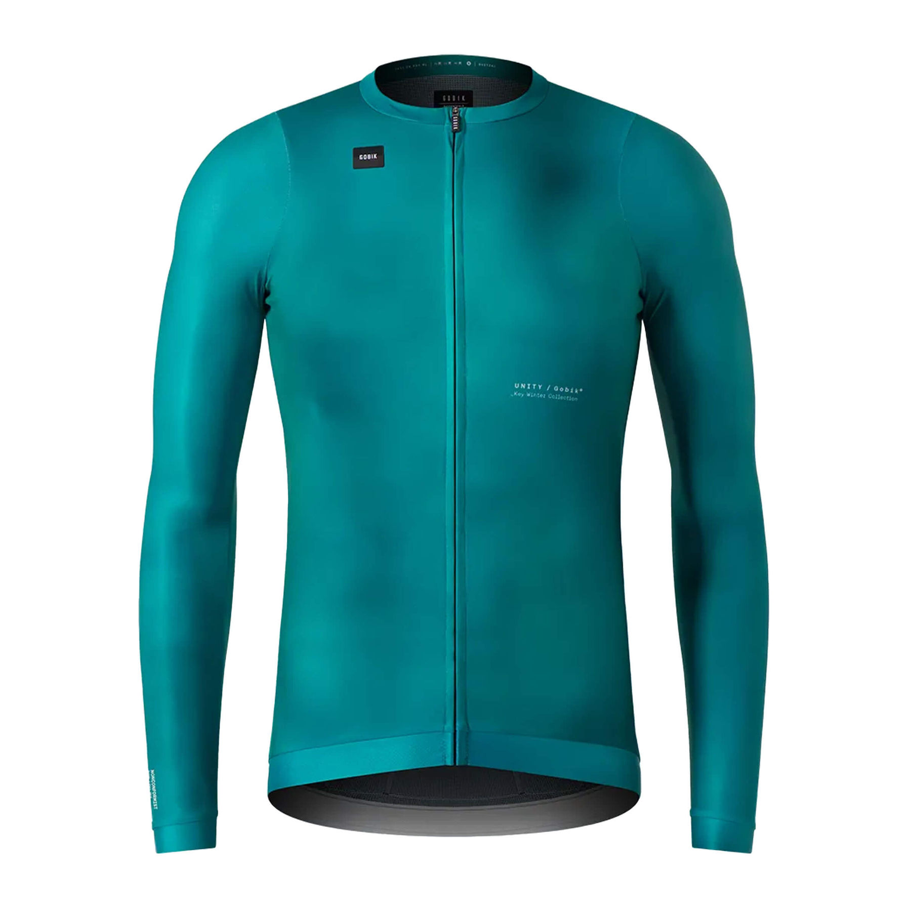 Teal GOBIK CX Pro 2.0 jersey, designed for unisex aerodynamic cycling comfort.
