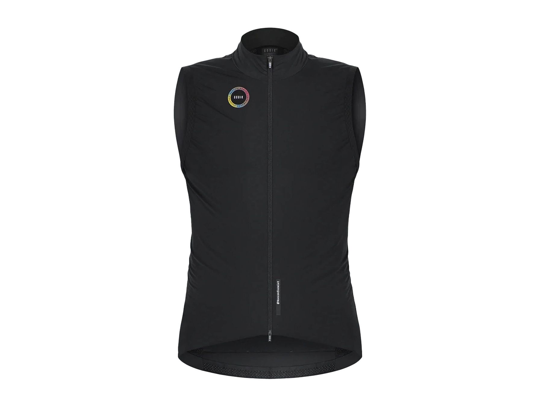 Men's Eminent black gilet, windproof and water-repellent, with Polartec® Alpha® insulation.