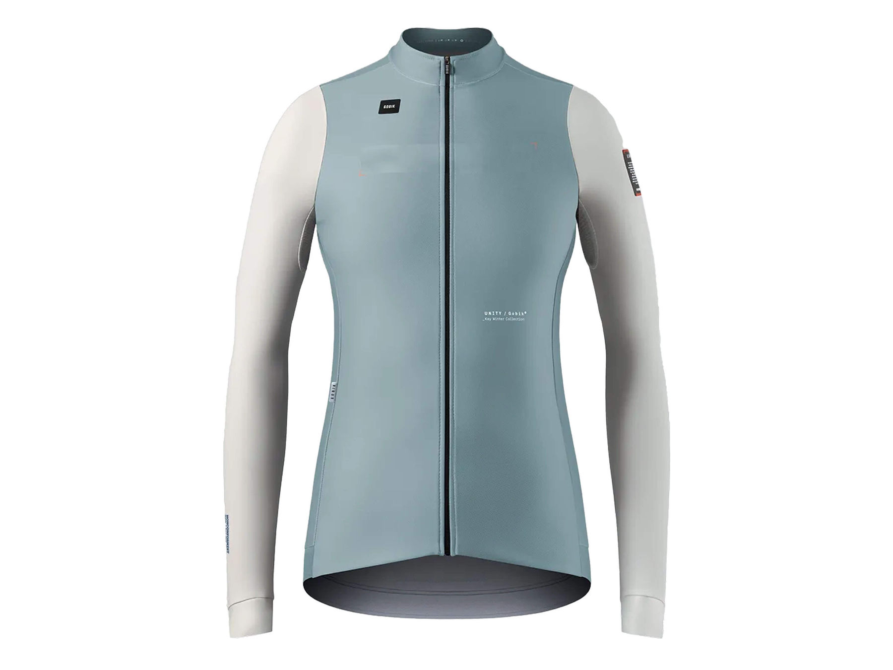 Superhyder jersey with eVent® DVstretch™ for wind protection, light rain resistance, ideal for 6-14ºC, in pale blue.
