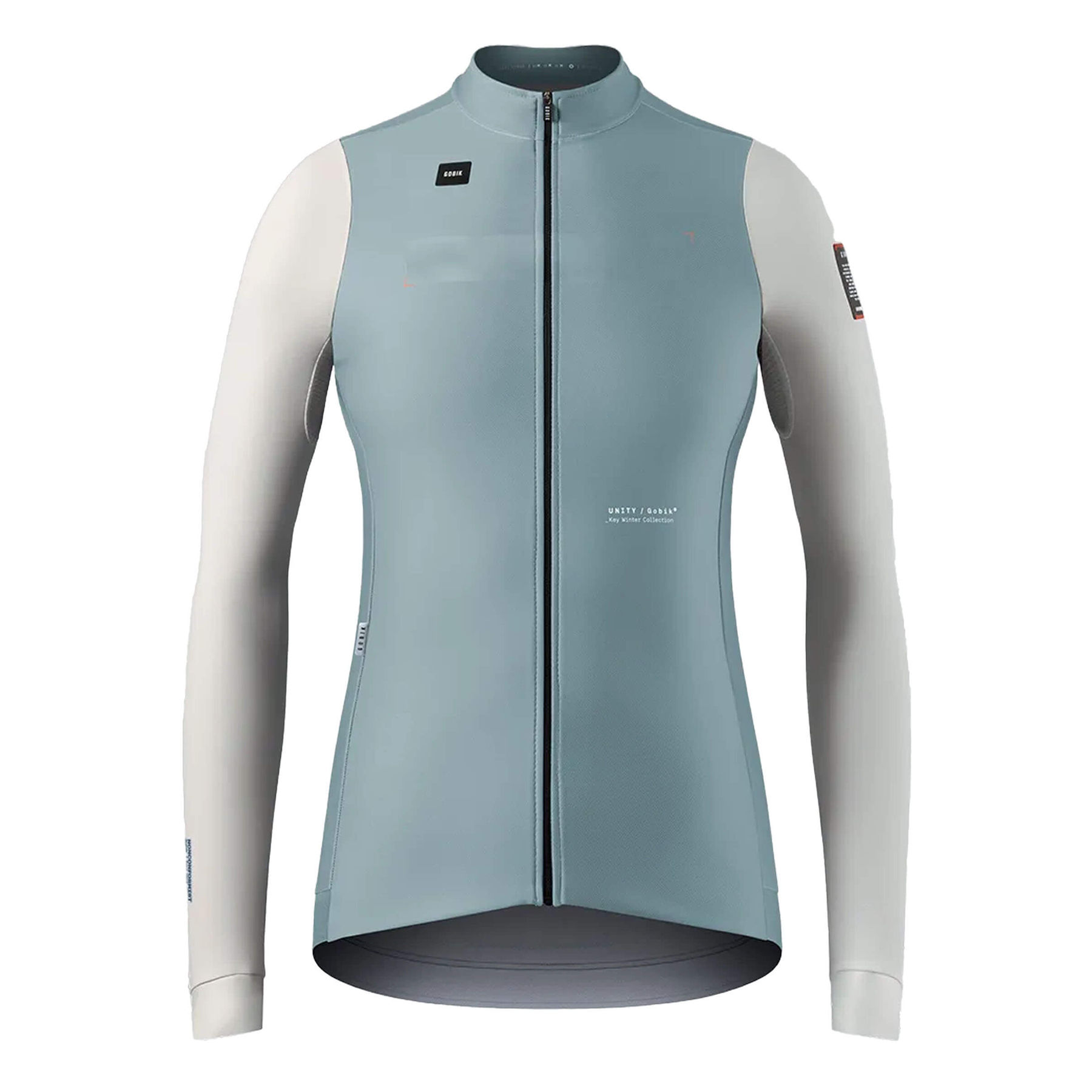 Superhyder jersey with eVent® DVstretch™ for wind protection, light rain resistance, ideal for 6-14ºC, in pale blue.