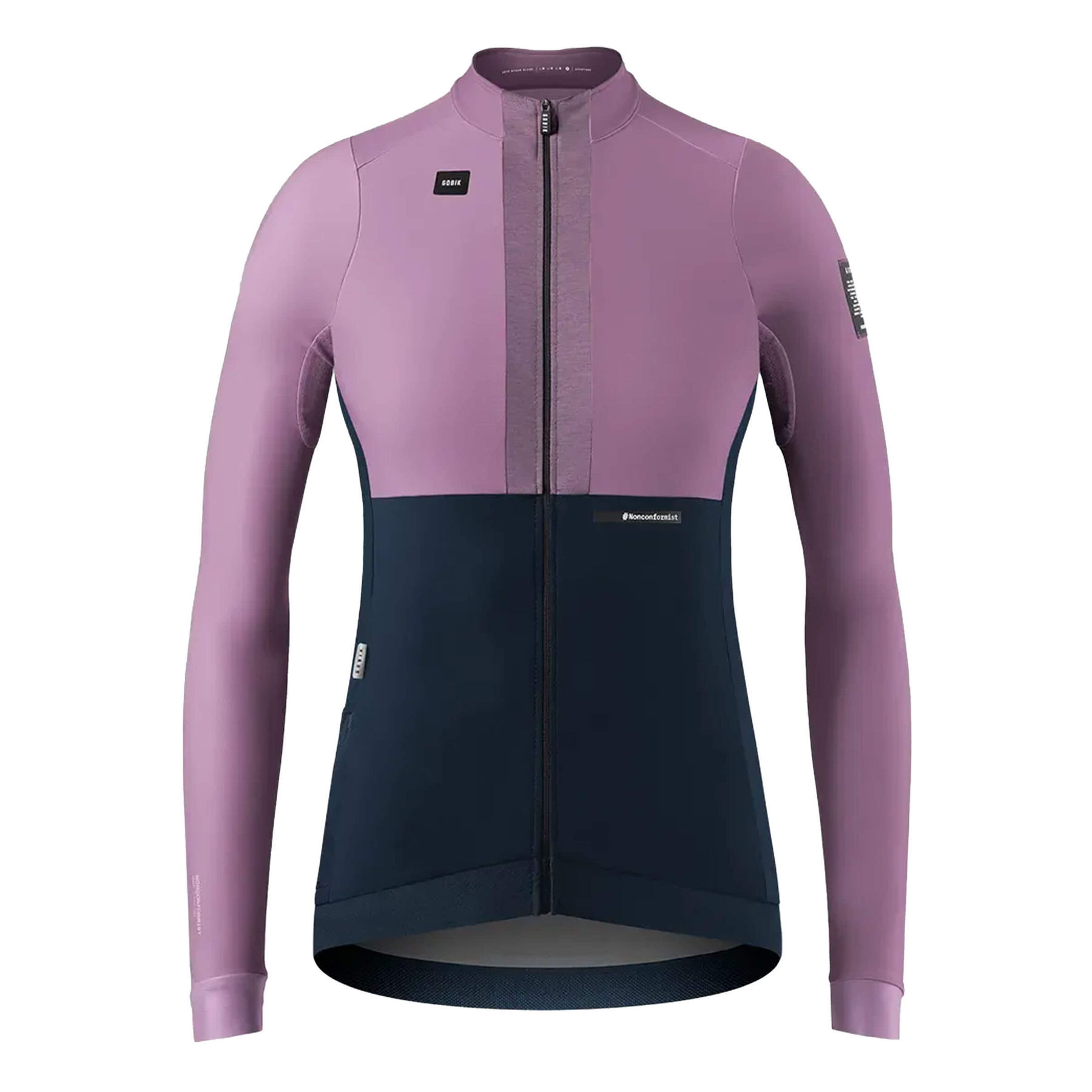 Women's HYDER BLEND ORCHID 2024 jersey in purple and navy, with technical plush fabric and flexible sleeves.