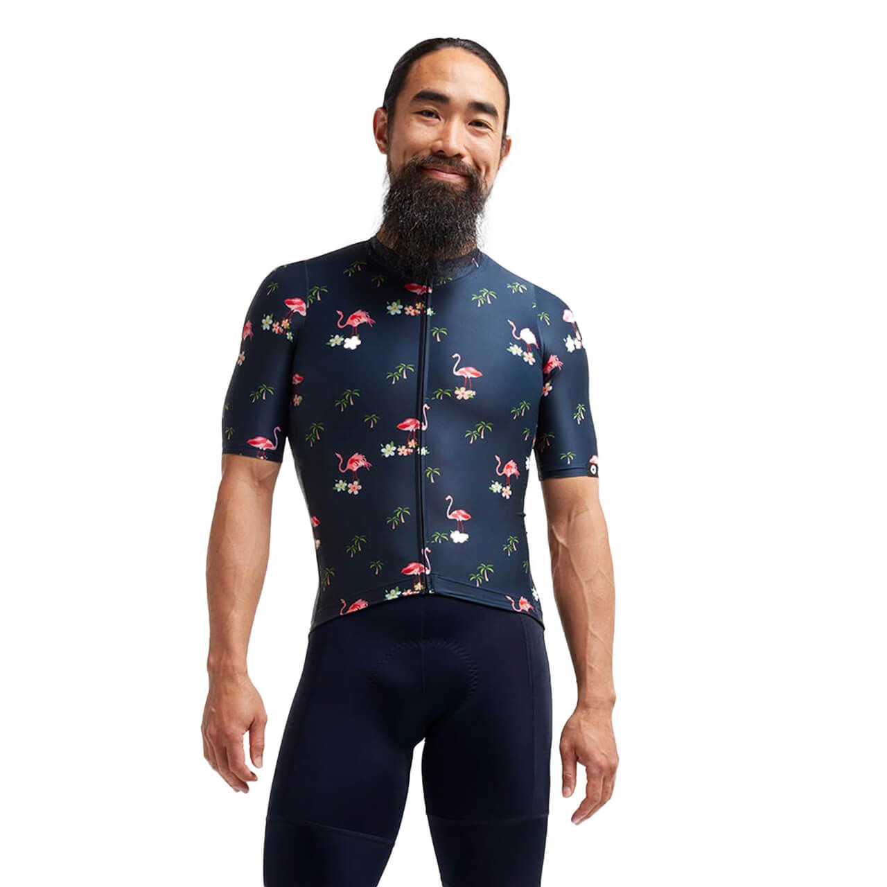 Black Sheep Cycling Men's LTD Aloha Jersey - Flamingo