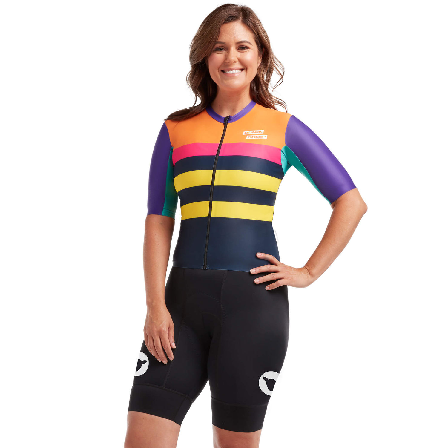 Black Sheep Cycling Women's WMN LuxLite Jersey - Classics Paris Roubaix