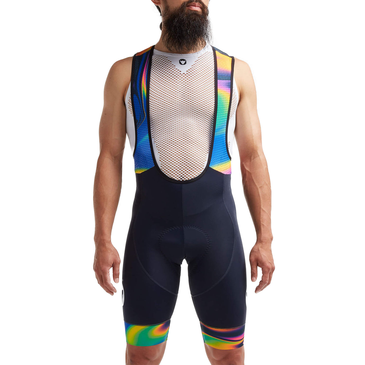 Black Sheep Cycling Men's Essentials TOUR Bib - LTD Prism Flare