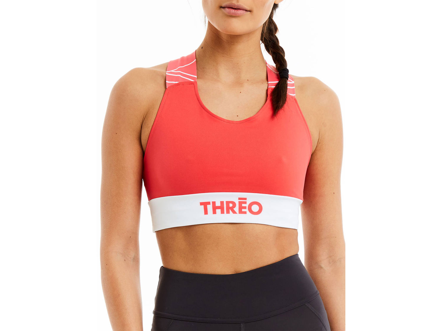 Threo Holland Park Crop Top - Coral