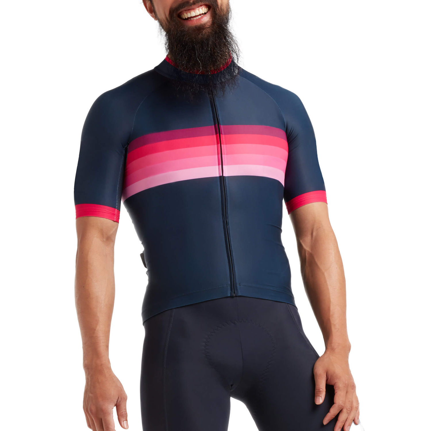 Black Sheep Cycling Men's Essentials TOUR STRIPES Jersey